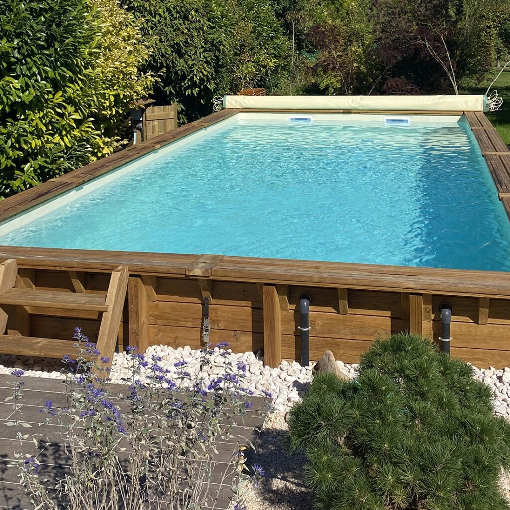Piscine hors sol en bois