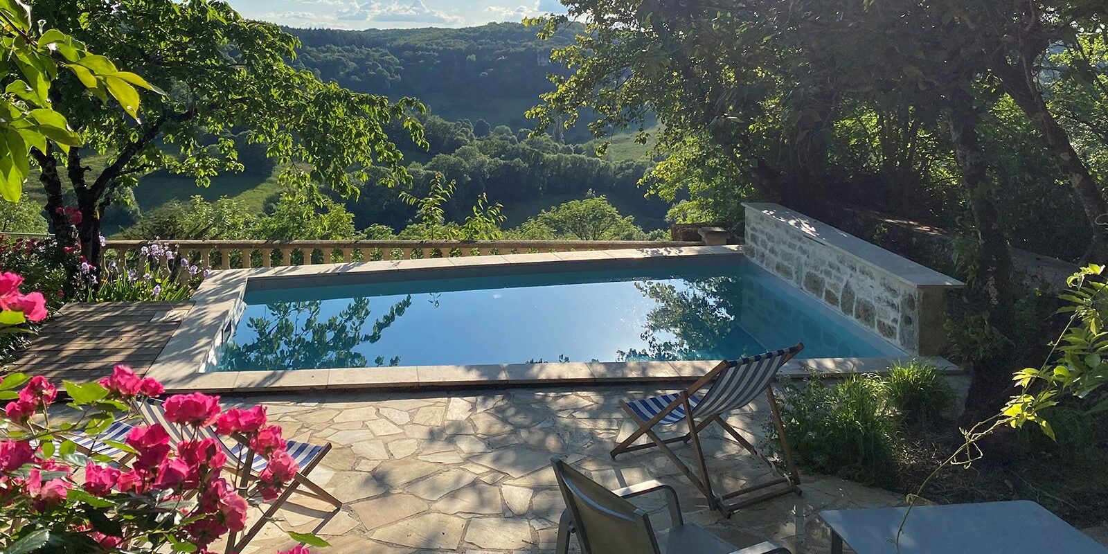 Mini-piscine paysagère
