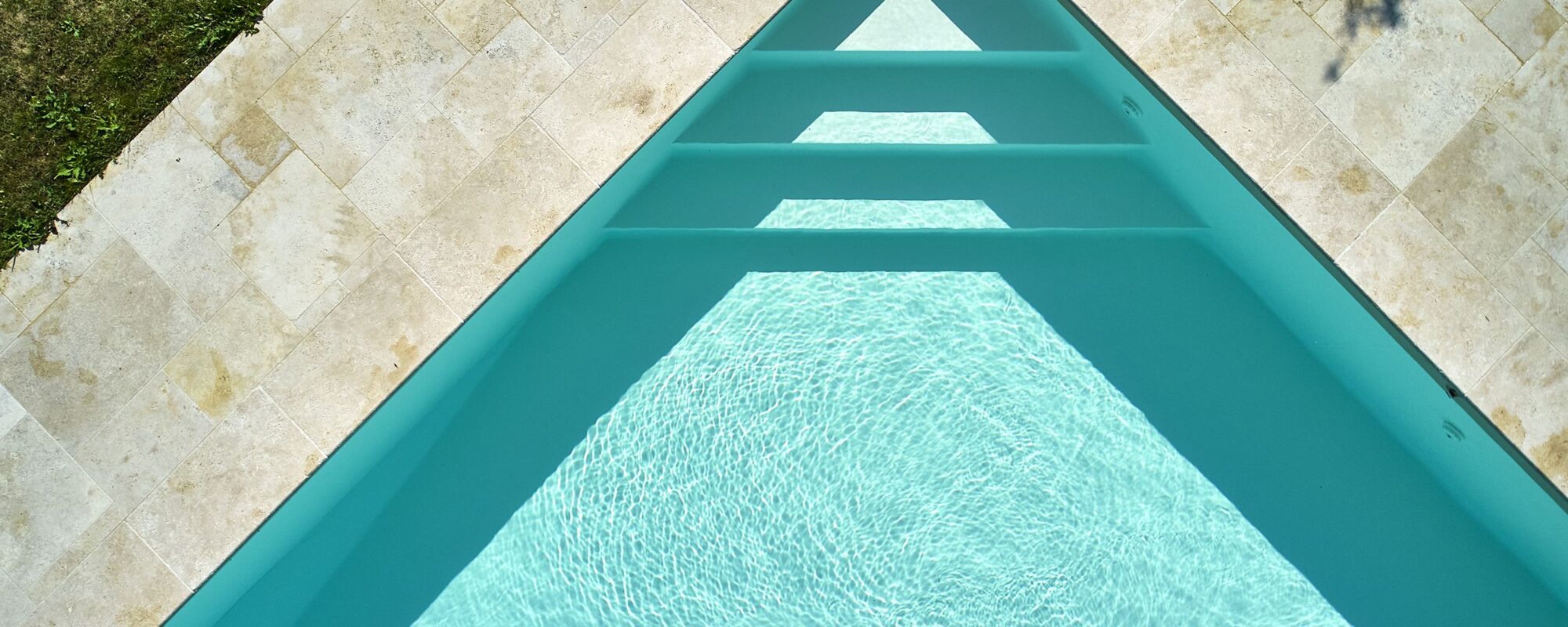 Liner sur un escalier d'angle