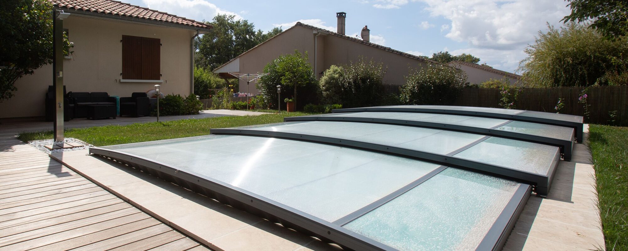 Abri coulissant pour piscine