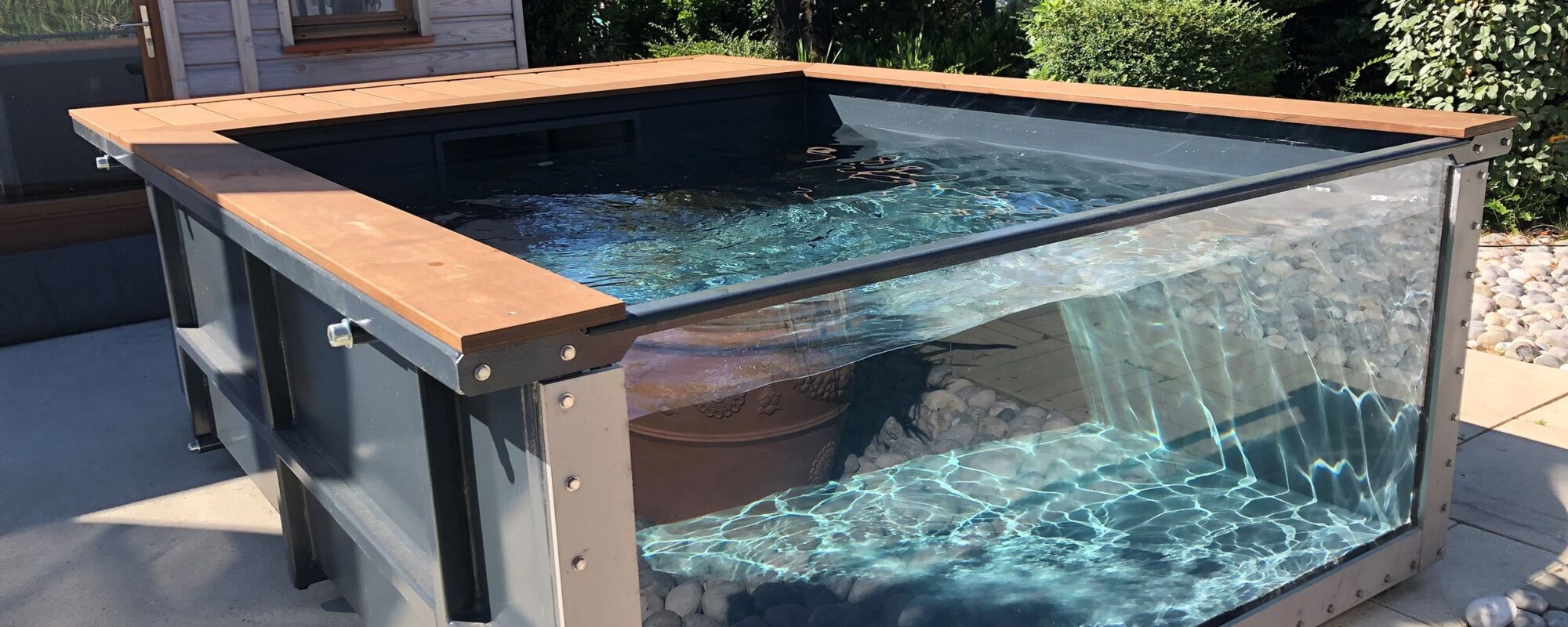 Piscine container innovante