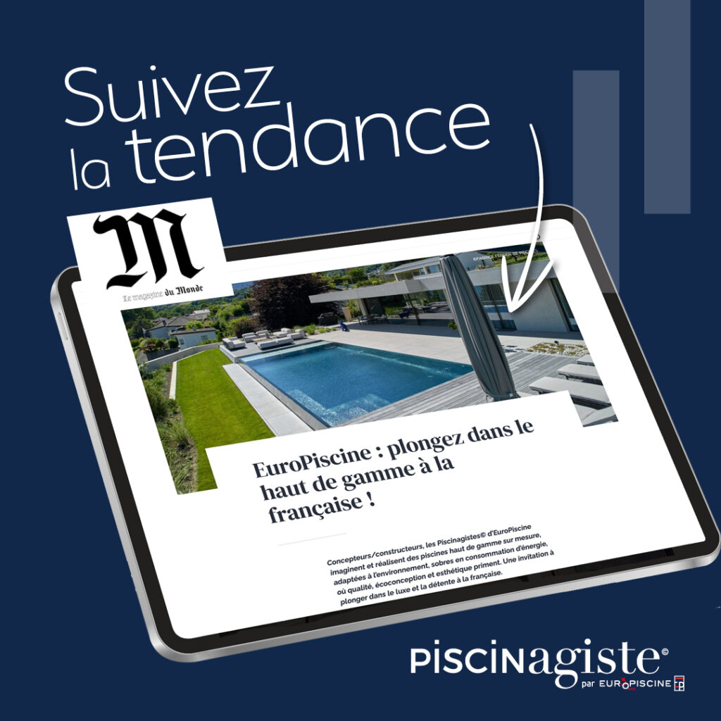 Piscinagiste à l'honneur dans un article sur L le Mag par Le Monde