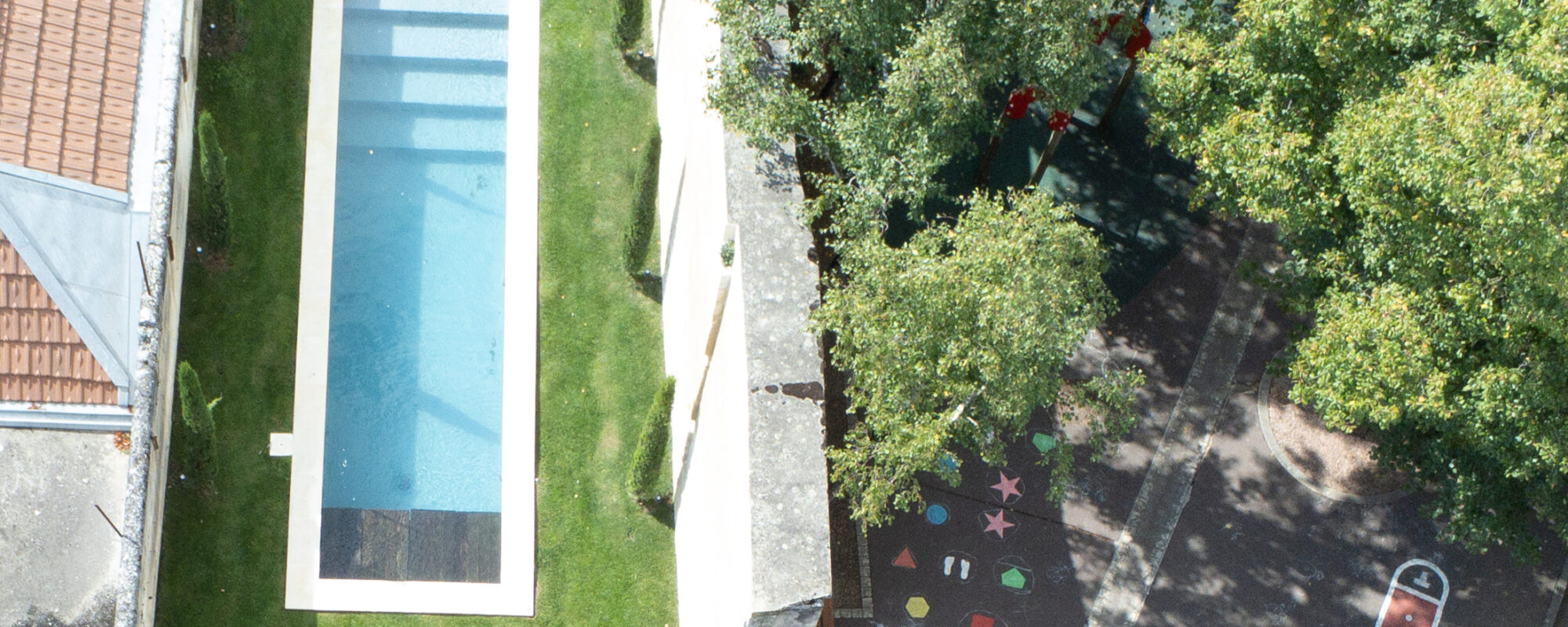 Couloir de nage de 2 x 8 m en ville