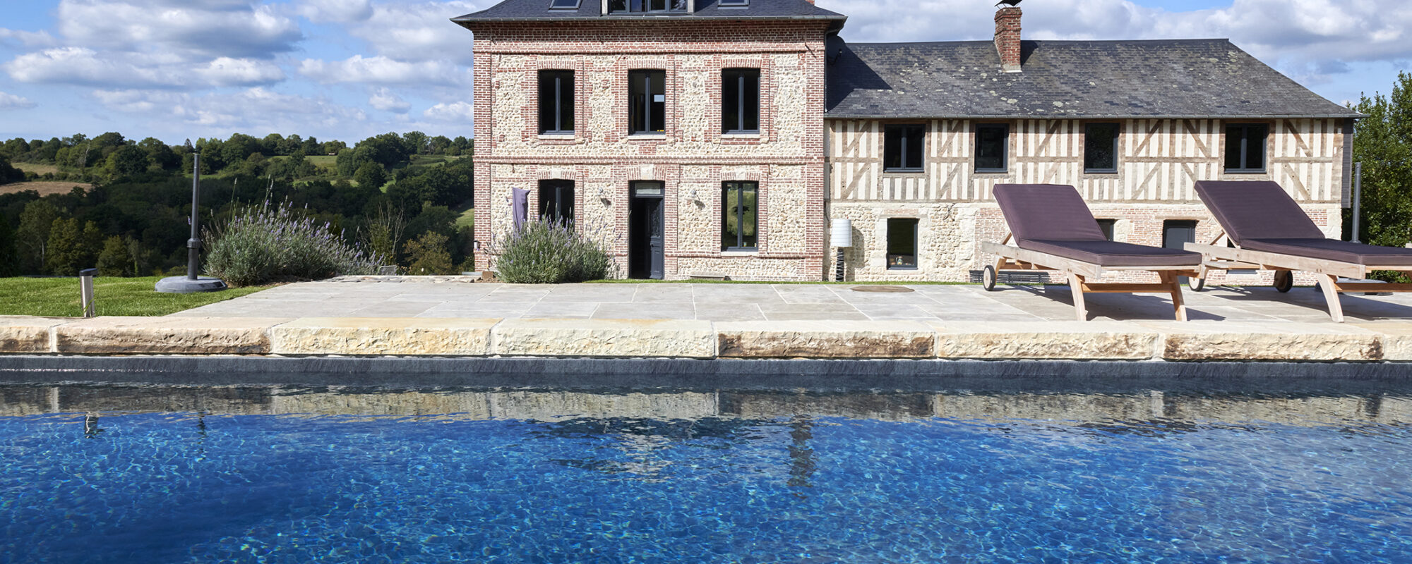 Piscine double fond plat liner armé 3D Touch élégance