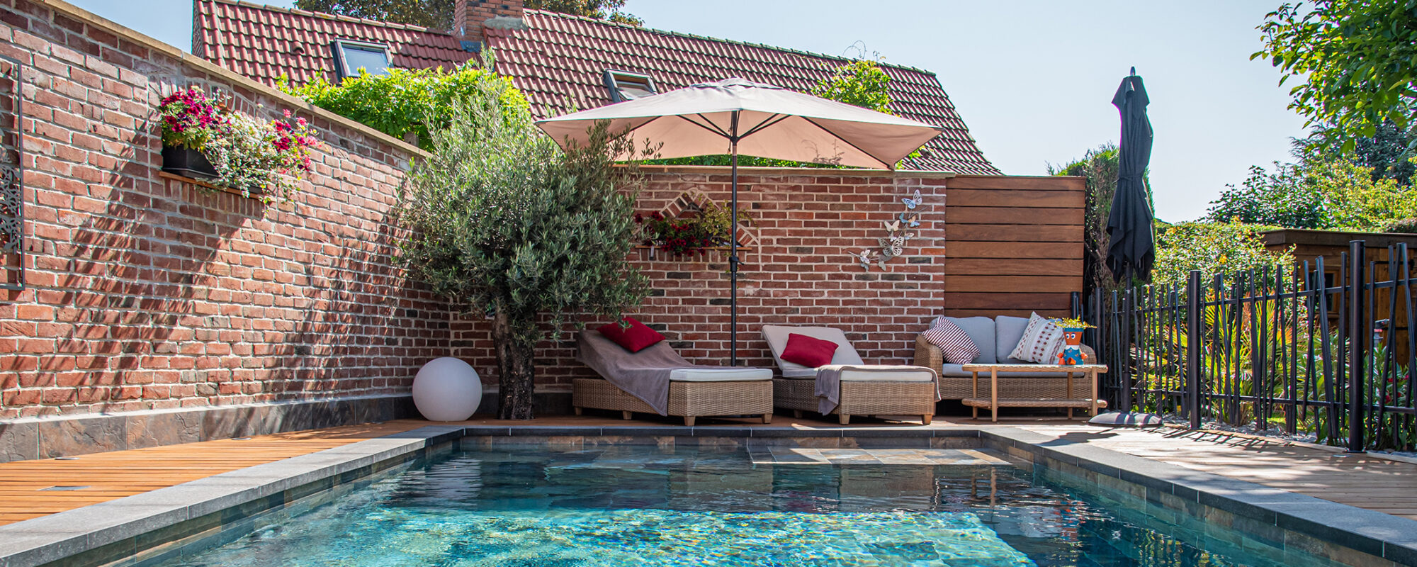 Piscine avec nage à contre-courant
