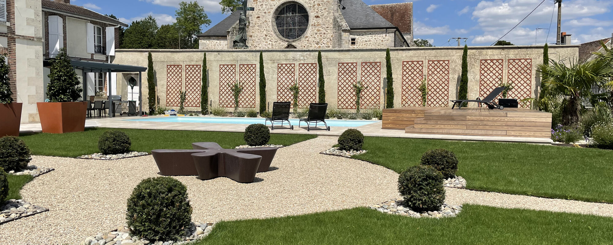 Rénovation d'une piscine de 5 x 11 m et de sa terrasse